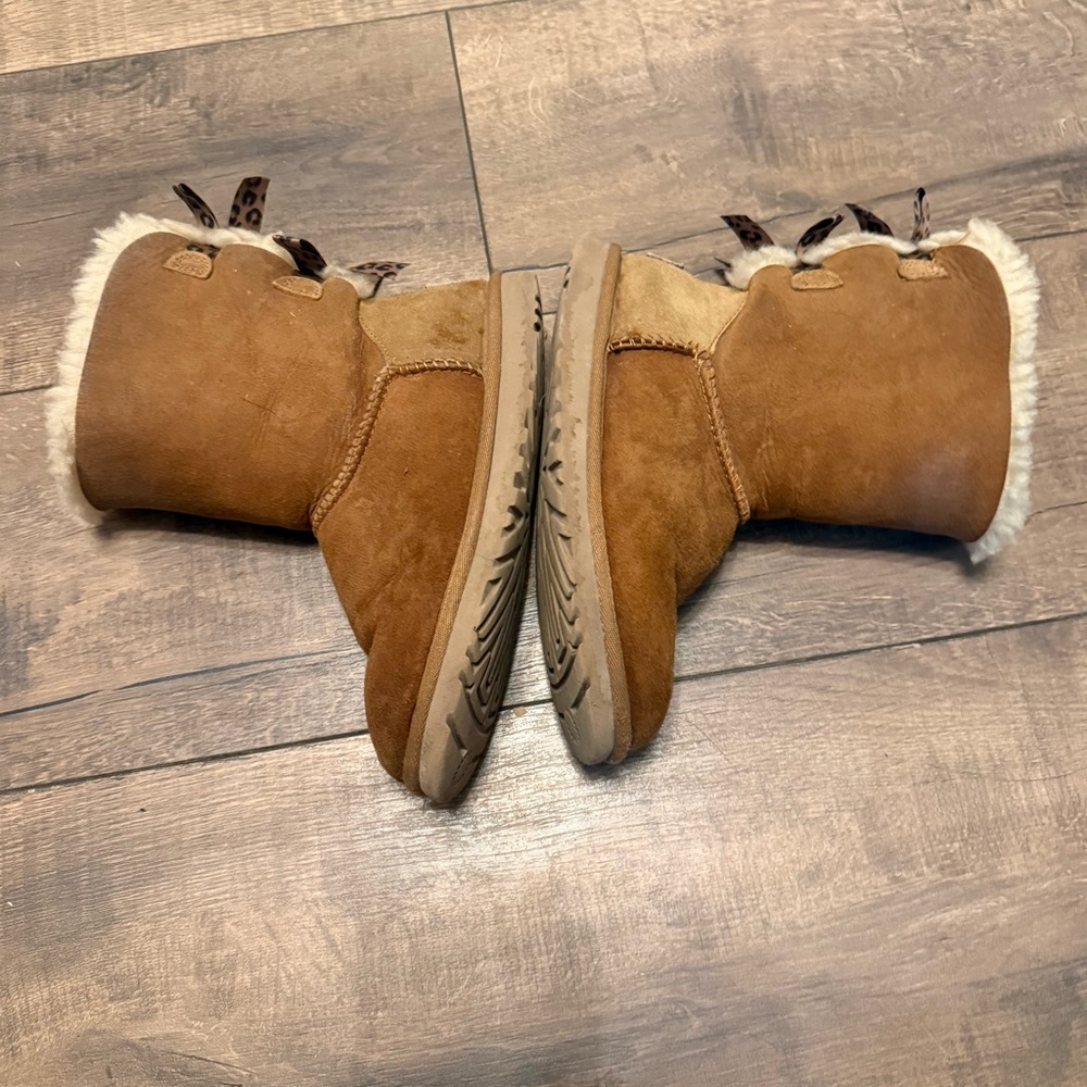 UGG Leopard Bailey Bow Boots - image 5